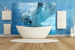 blue bathroom,blue bathroom